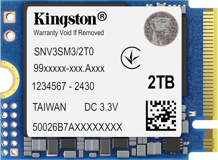SSD Kingston NV3 2TB Gen4 M.2 NVMe 2230 (6000/5000MB/s) image number 0
