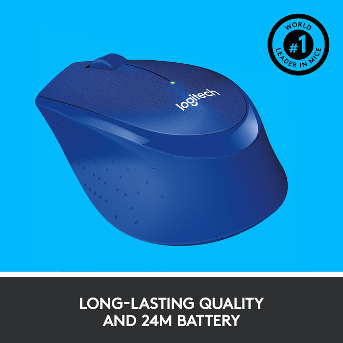 Rat&oacute;n Logitech M330 Silent Plus 1000DPI Wireless Azul image number 6