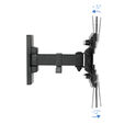 Soporte de Pared Tooq Tilt e GiRat&oacute;nrio 2 Pivots 13" a 42" 190mm Max. 20kg Negro image number null