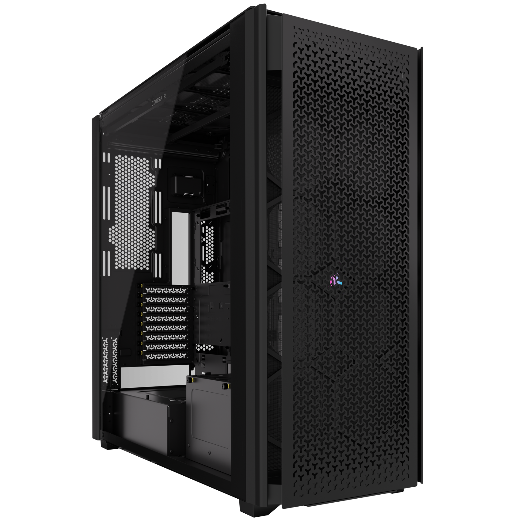 Torre E-ATX Corsair 9000D RGB Airflow Negro Cristal Templado