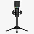 Micr&oacute;fono Streamplify MIC RGB Tripod - Negro image number null