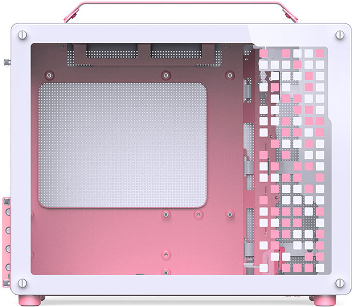 Caja Micro-ATX Jonsbo Z20 Blanco/Rosa image number 2