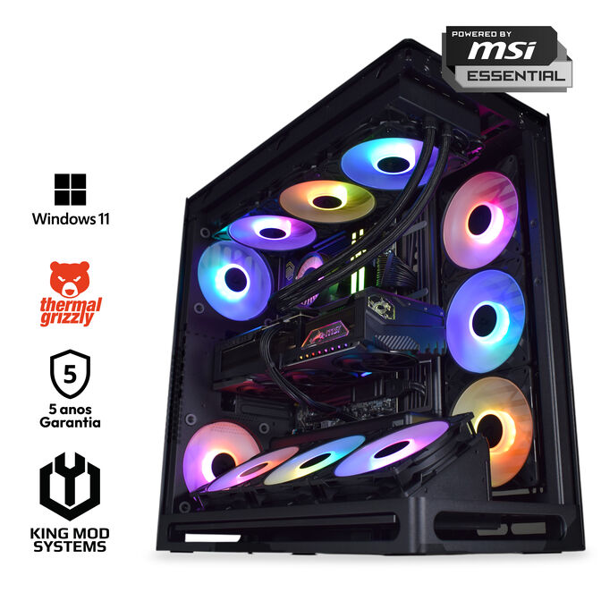 Ordenador King Mod Gamer-PC HAVN Ryzen 7 9850X3D 64GB DDR5 2TB RTX 5090 WiFi W11 Bonus
