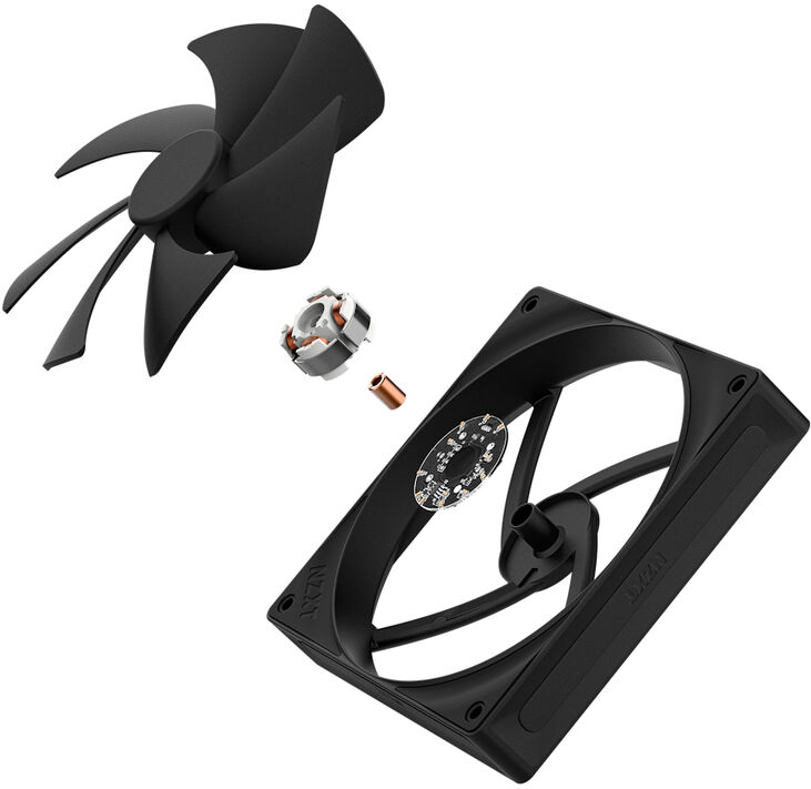 Ventilador NZXT F140P STATIC PRESSURE V2 140mm - Single Pack Negras image number 5