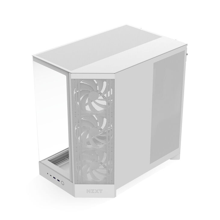 Torre E-ATX NZXT H9 Flow Blanca (2025) Cristal Templado image number 5