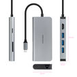 Hub Nanocable USB-C 3xUSB-A+HDMI+USB-C CARGA+RJ45+TF+SD image number null