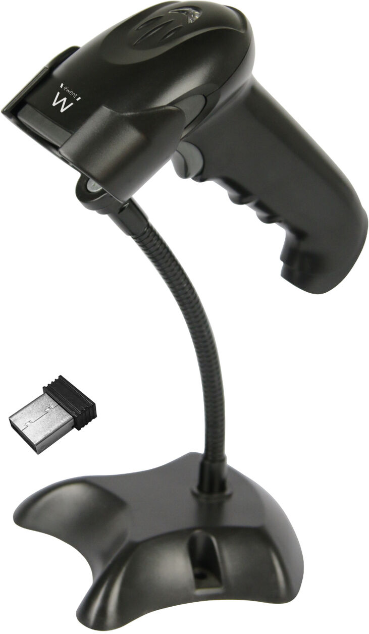 Lector Código Barras Ewent EW3431 Wireless Laser 2D c/ base image number 0