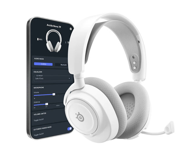 Auriculares SteelSeries Arctis Nova 7P Gen 2 Wireless/Bluetooth Branco image number 1