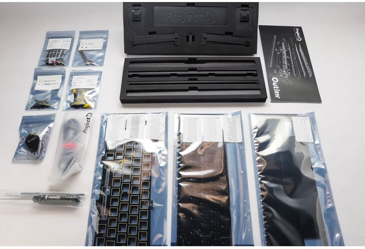 Kit de teclado DYI Ducky Outlaw 65 (paquete de bonificación incluido por valor de 150 €) Negro image number 8