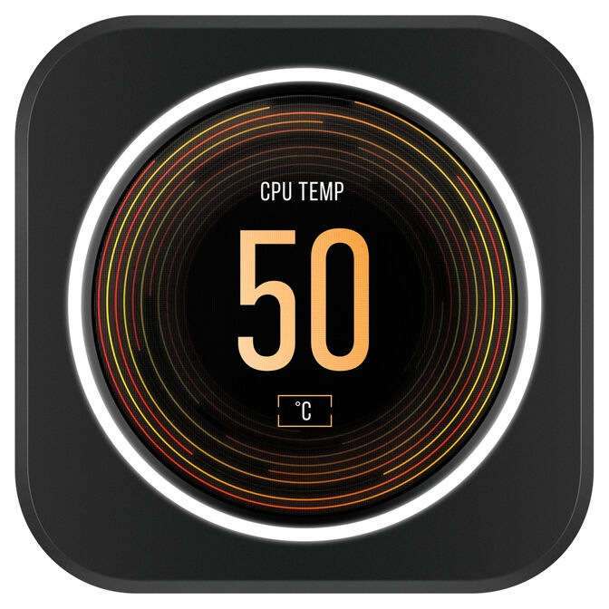 Upgrade Kit Refrigeraci&oacute;n L&iacute;quida CPU Corsair Display LCD iCUE ELITE Negro image number 0