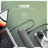 HUB USB AXAGON HMC-10HLS, USB 5Gbps hub, 4x USB-A, HDMI 4K/60Hz, RJ-45, SD/microSD, PD 100W image number null