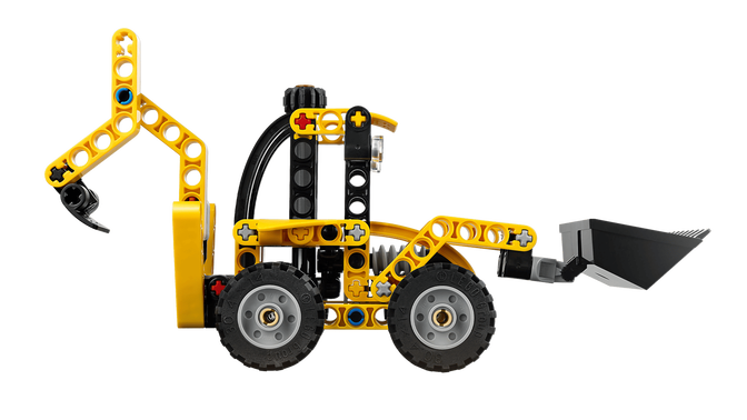 LEGO Technic: Retroexcavadora, 104 Piezas (42197) image number 5