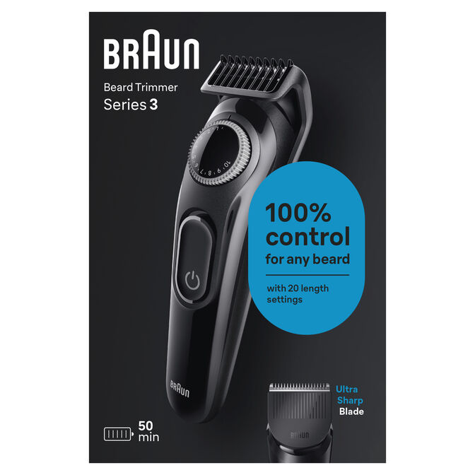 Recortadora de Barba Braun BT3400 image number 3