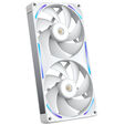 Ventilador NZXT F280X Perfomance RGB Single-Frame Blancas - Duplo Vent&iacute;lador 140mm (280mm) image number null