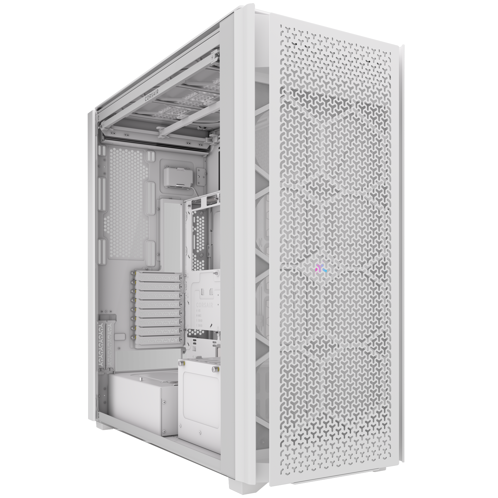 Torre E-ATX Corsair 9000D RGB Airflow Blanca Cristal Templado