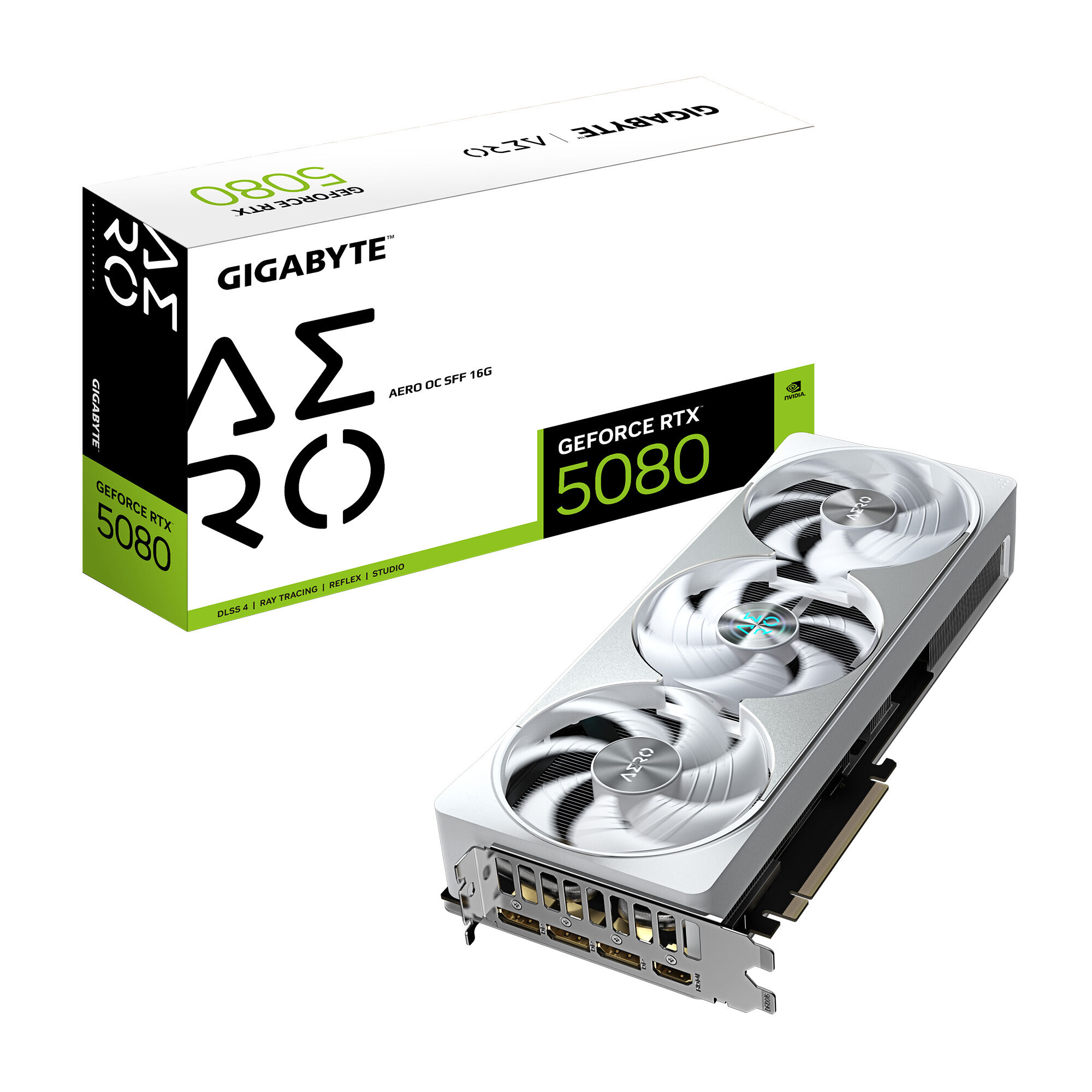 Tarjeta Gr&aacute;fica Gigabyte GeForce&reg; RTX 5080 Aero OC 16GB GDDR7 DLSS3