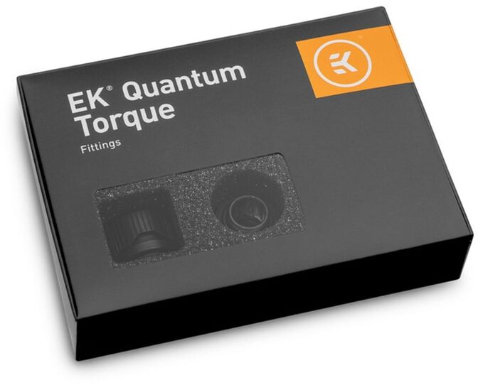 Conector EKWB Quantum Torque HDC 12mm Negro (Pack 6) image number 0
