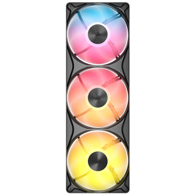 Ventilador Corsair iCUE Link RS360 II Unified Frame Negras ARGB PWM Triplo Ventilador 120mm (360mm) image number 4