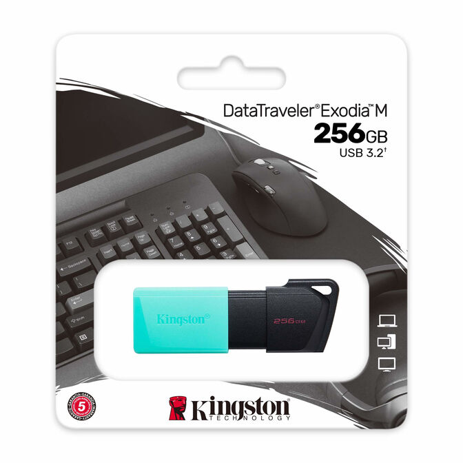 Pen Kingston DataTraveler Exodia M 256GB USB3.2 Gen 1 image number 3