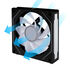 Ventilador Lian Li UNI FAN SL120 Infinity RGB Reverse Blade PWM Negro 120mm (Pack 3) image number null