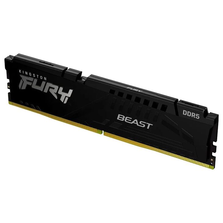 Kingston 16GB DDR5 5200MHz FURY Beast Negro CL40 image number 0