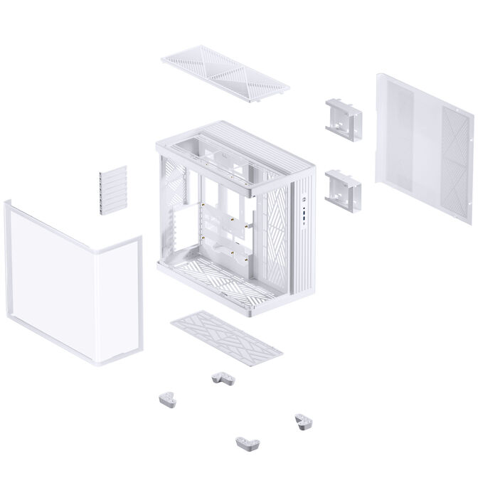 Caja ATX Jonsbo TK-4 Vidrio Tempelado Blanco image number 17