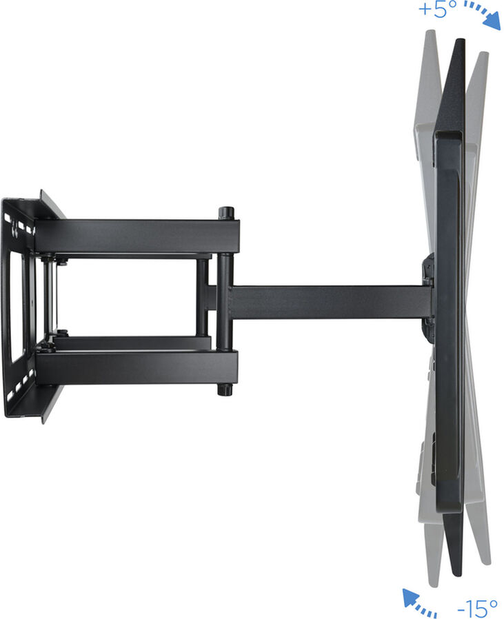 Soporte de Pared Tooq Tilt 6 Pivots 60" a 100" Max. 75kg Negro image number 2