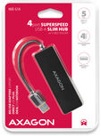 Slim Hub AXAGON HUE-G1A Superspeed USB-A, 4x USB 3.0 - 15cm image number null