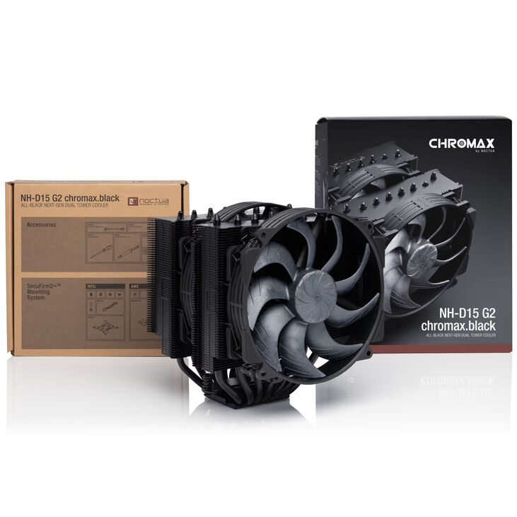 Ventilador CPU Noctua NH-D15 G2 Chromax 140mm image number 8