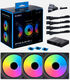 Ventilador Lian Li UNI FAN SL120 Infinity RGB Reverse Blade PWM Negro 120mm (Pack 3) image number null