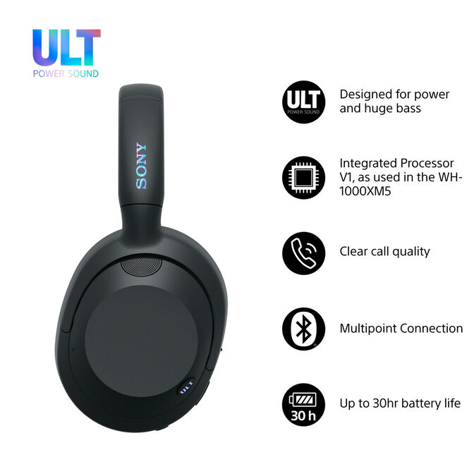 Auriculares Inal&aacute;mbricos Sony WH-ULT900N ULT Wear ANC Preto image number 1