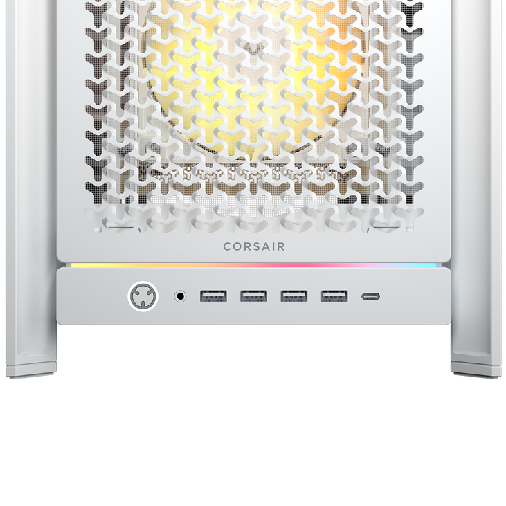 Torre E-ATX Corsair Frame 5000D RS ARGB Airflow Blanco Cristal Templado image number 2
