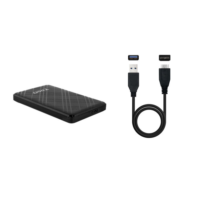 Tooq Caja SSD 2.5" SATA USB3.1 Gen 1 Negro image number 2