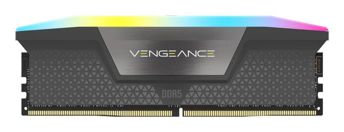 Corsair Kit 16GB (2 x 8GB) DDR5 5200MHz Vengeance RGB Grey CL40 image number 3