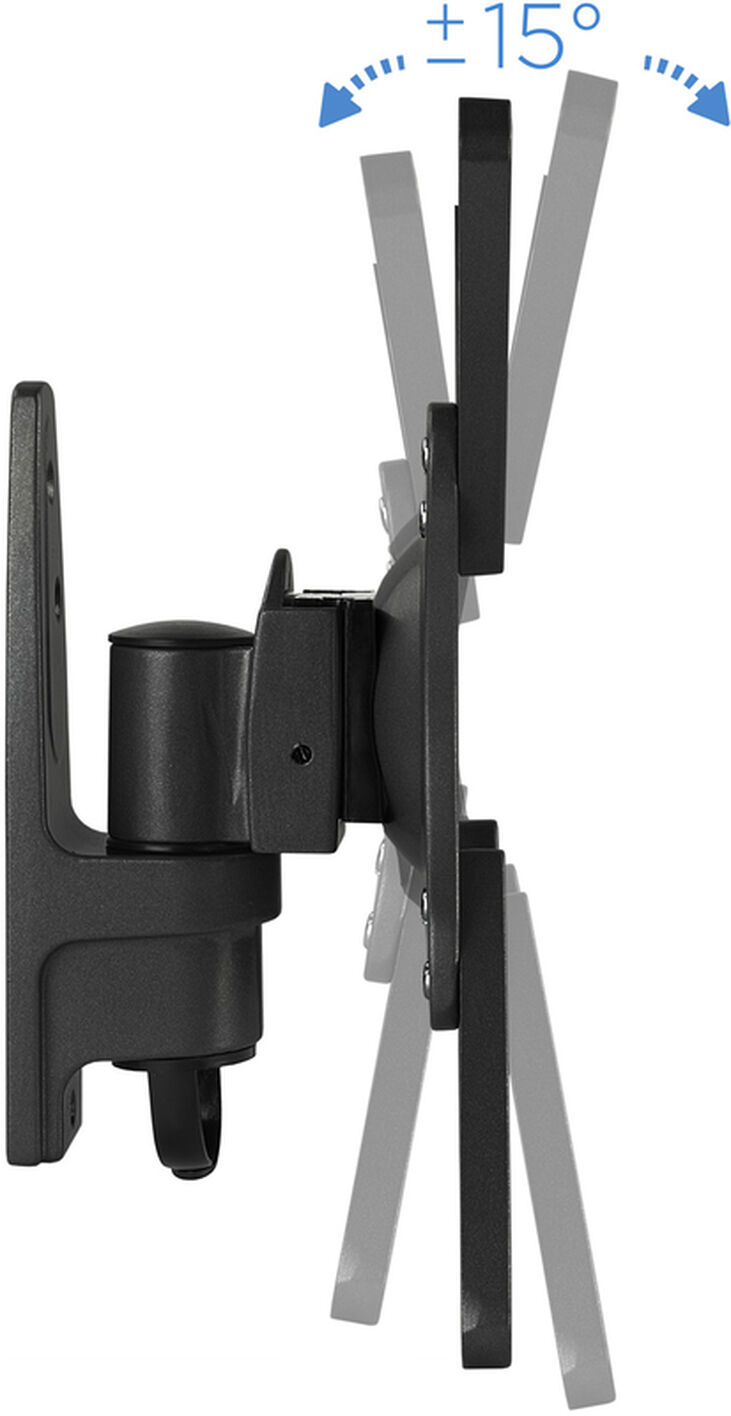 Soporte de Pared Tooq Tilt e GiRat&oacute;nrio 10" a 32" Max. 20kg Negro image number 1