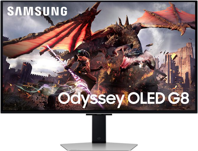 Monitor Samsung Odyssey G8 32" G80SD OLED 4K 240Hz 0.03ms FreeSync Premium Pro G-Sync Compatible image number 0