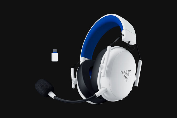 Auriculares Razer BlackShark V3 X Hyperspeed para PlayStation Wireless/Bluetooth Blanco image number 3