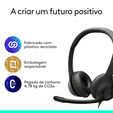 Headset Logitech H390 USB-C Preto image number null