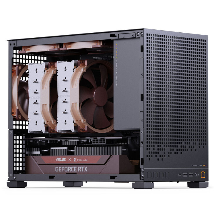 Caja Micro-ATX Jonsbo D32 PRO Vidrio Temperado Negro image number 6