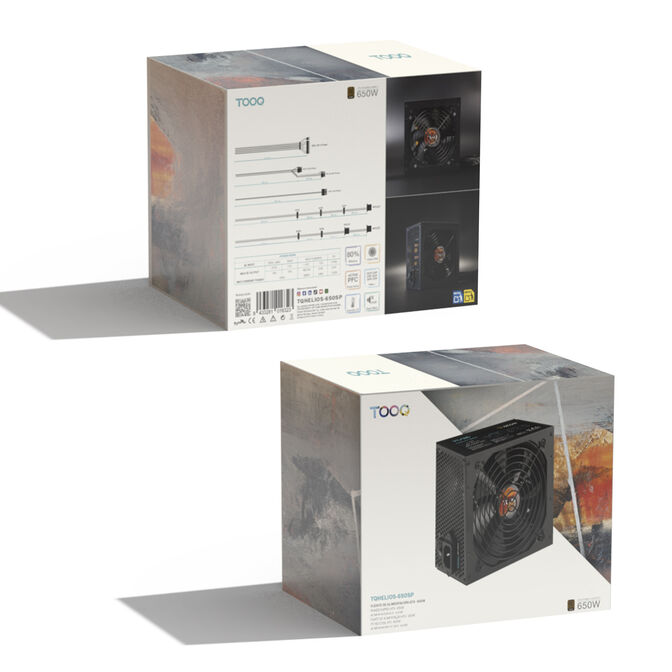 Fuente de Alimentaci&oacute;n Tooq ATX 650W APFC 80PLUS Bronze image number 6
