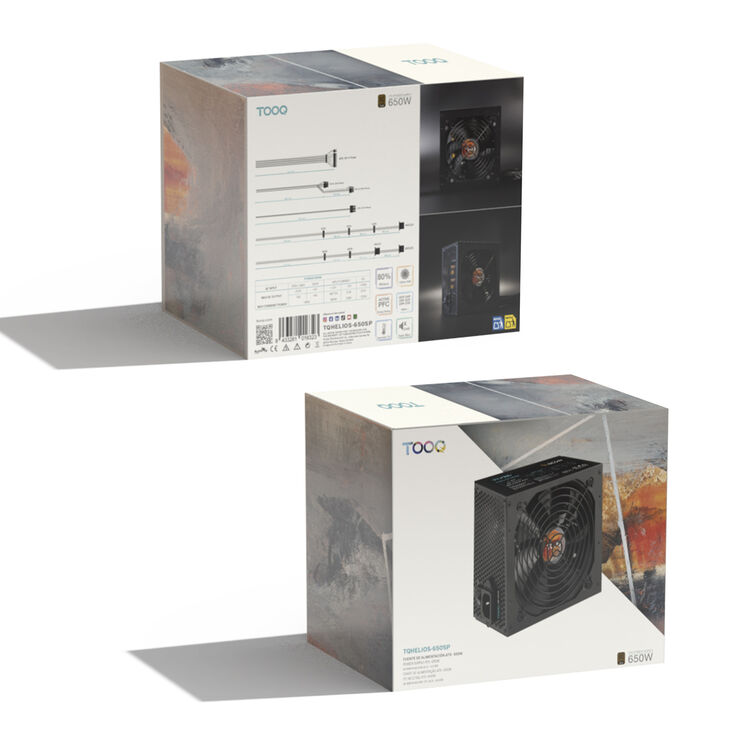 Fuente de Alimentación Tooq ATX 650W APFC 80PLUS Bronze image number 6