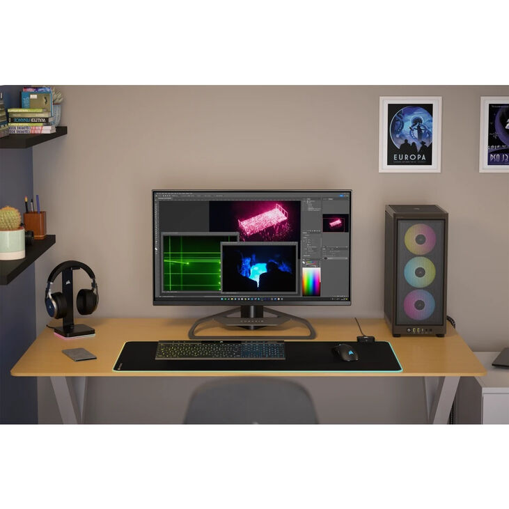 Torre Mini-ITX Corsair iCue 2000D RGB Negro Cristal Templado image number 19