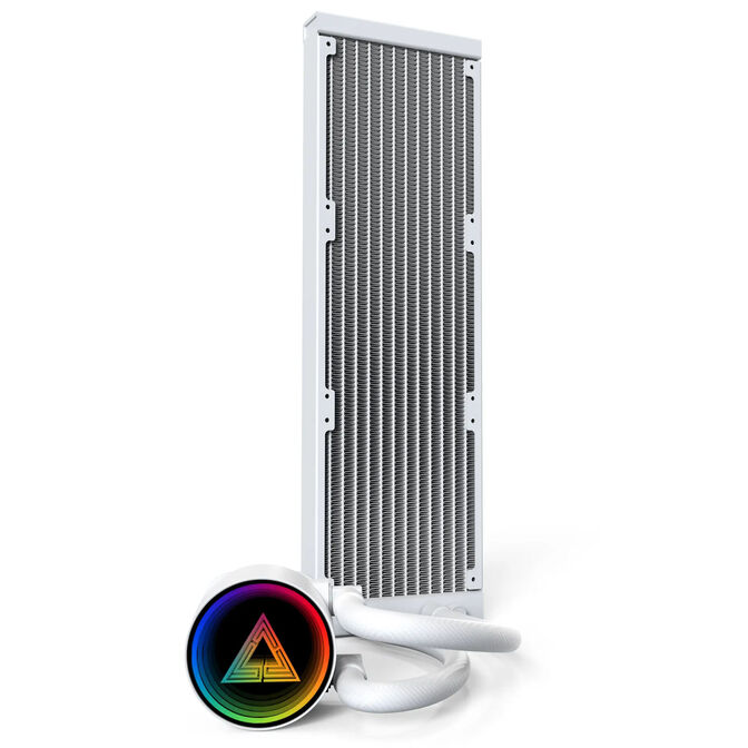 Water Cooler CPU Montech LightFlow ARGB 360mm Blanco image number 1