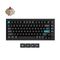 Teclado Mec&acirc;nico Keychron Q1 Ultra 75% Wireless Keychron Silk POM Switch Red Linear