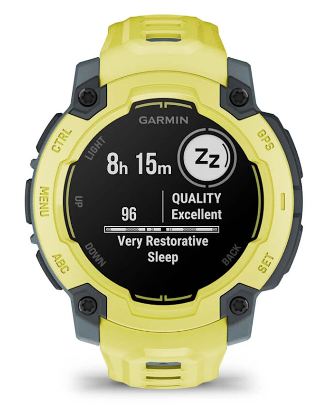 Smartwatch Garmin Instinct E 45mm Amarelo image number 4