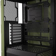 Torre E-ATX Corsair WARTHOG Perfomance Mil Green Cristal Templado image number null