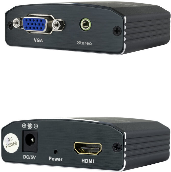 Adaptador NanoCable SVGA/Audio para HDMI Negro image number 2