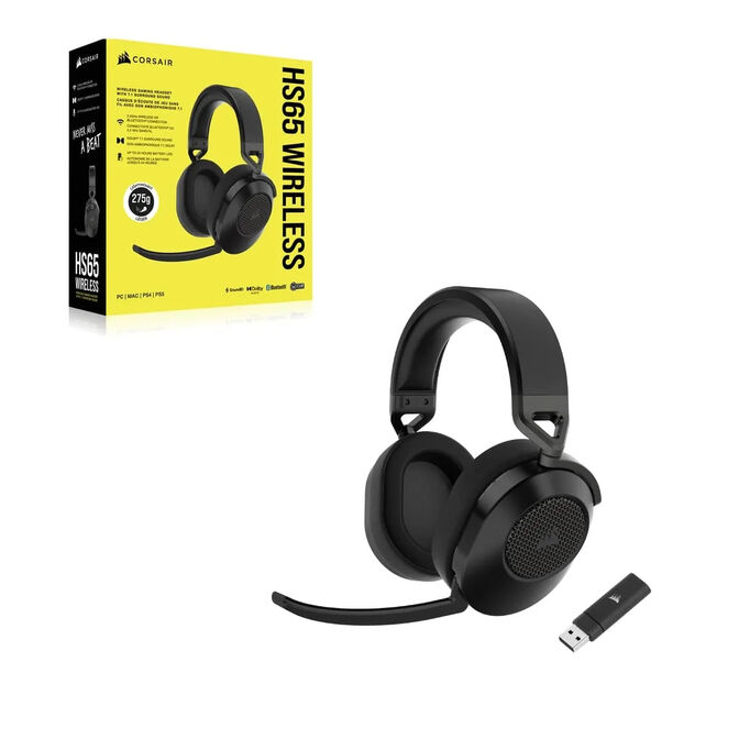 Auriculares Corsair HS65 Wireless Carbon V2 image number 3