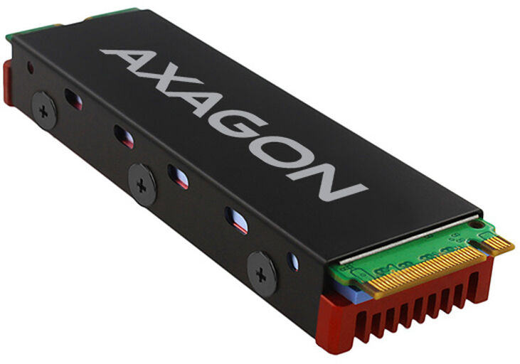Disipador CLR-M2 para M.2 2280 SSD Rojo image number 6