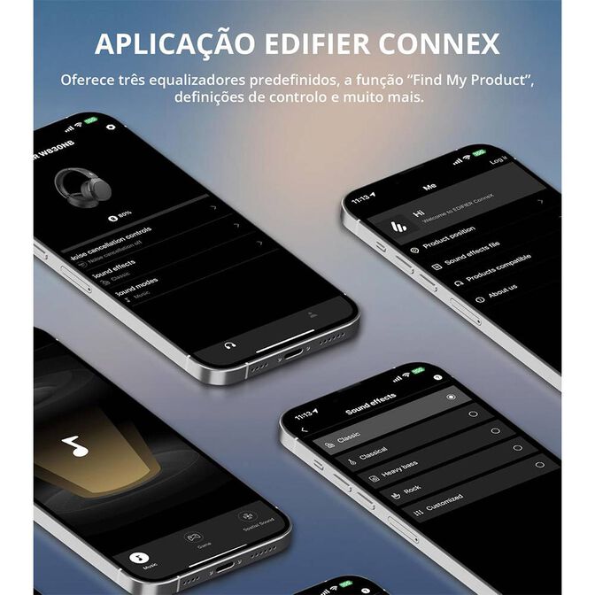 Auriculares Edifier W830NB ANC Bluetooth Marfil image number 6